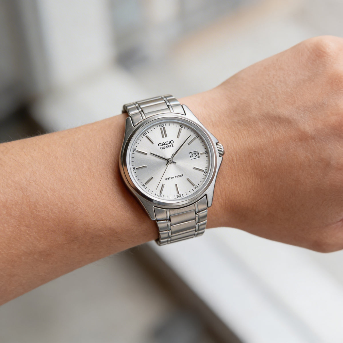 Reloj Casio MTP1183A-7A Unisex Plateado, 40mm, Photo 4