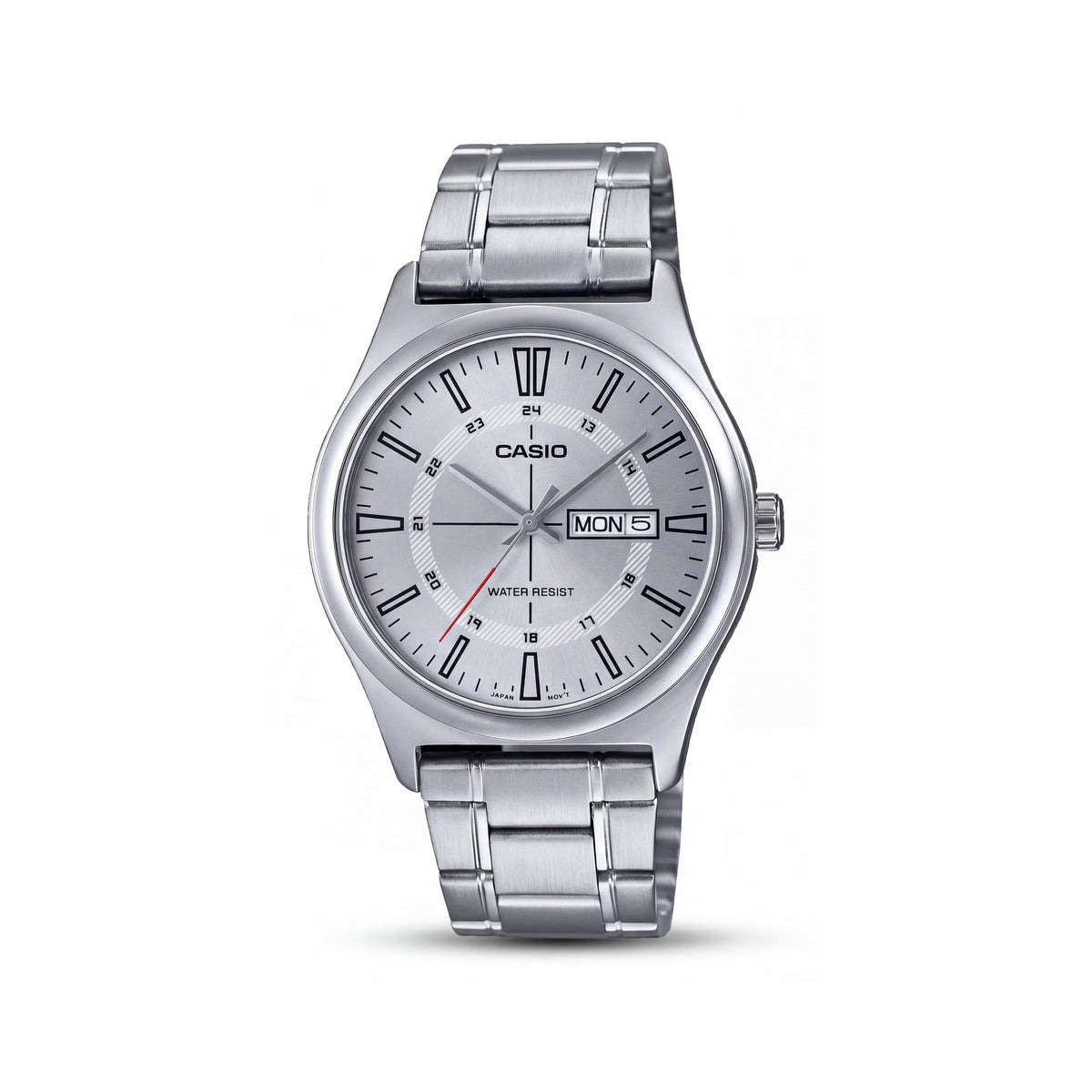 Casio MTPV006D-7C Unisex Silver Watch, 40mm, Photo 1