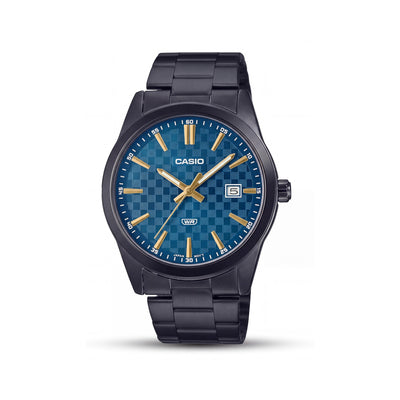 Casio MTPVD03B-2A Black Stainless Steel Unisex Watch
