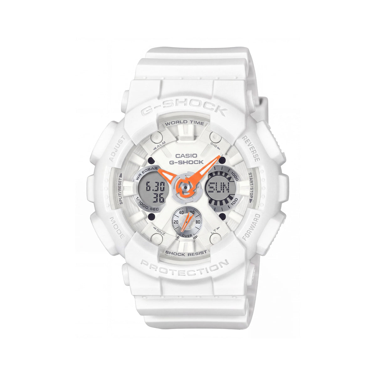 Reloj Casio S120 para mujer, blanco, 49 mm, Photo 1