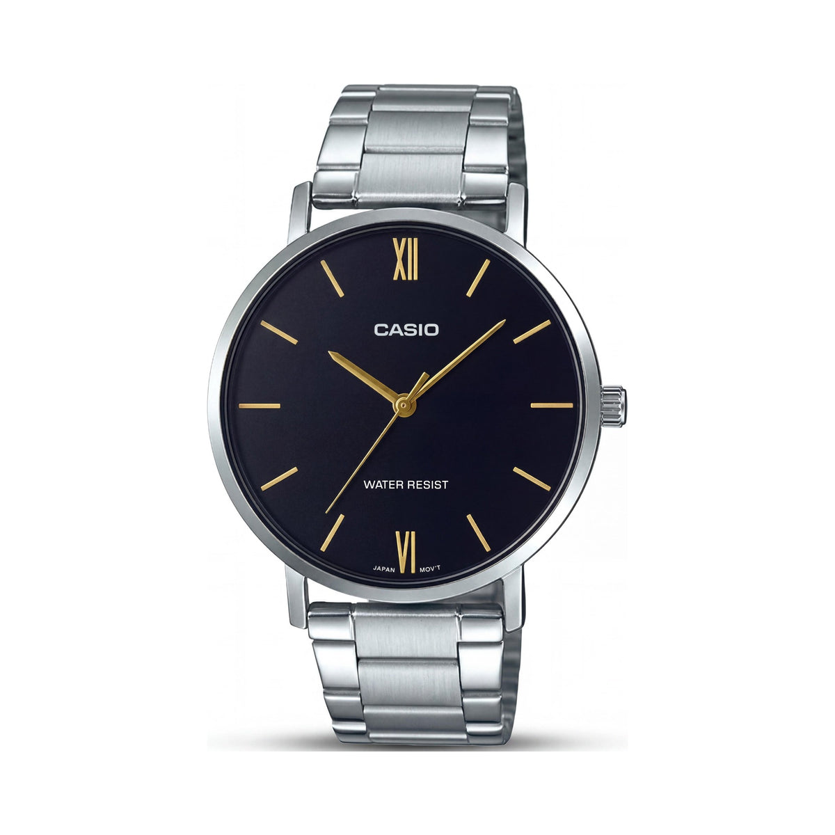 Reloj Casio MTP-VT01D-1B para hombre, plateado, solar, 40 mm, Photo 1