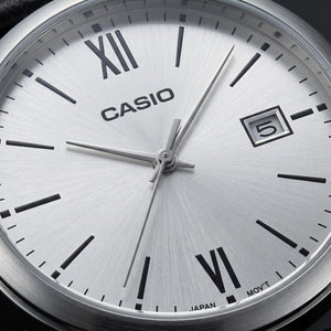 Casio Men's Watch — side view, Stainless Steel case 38mm
