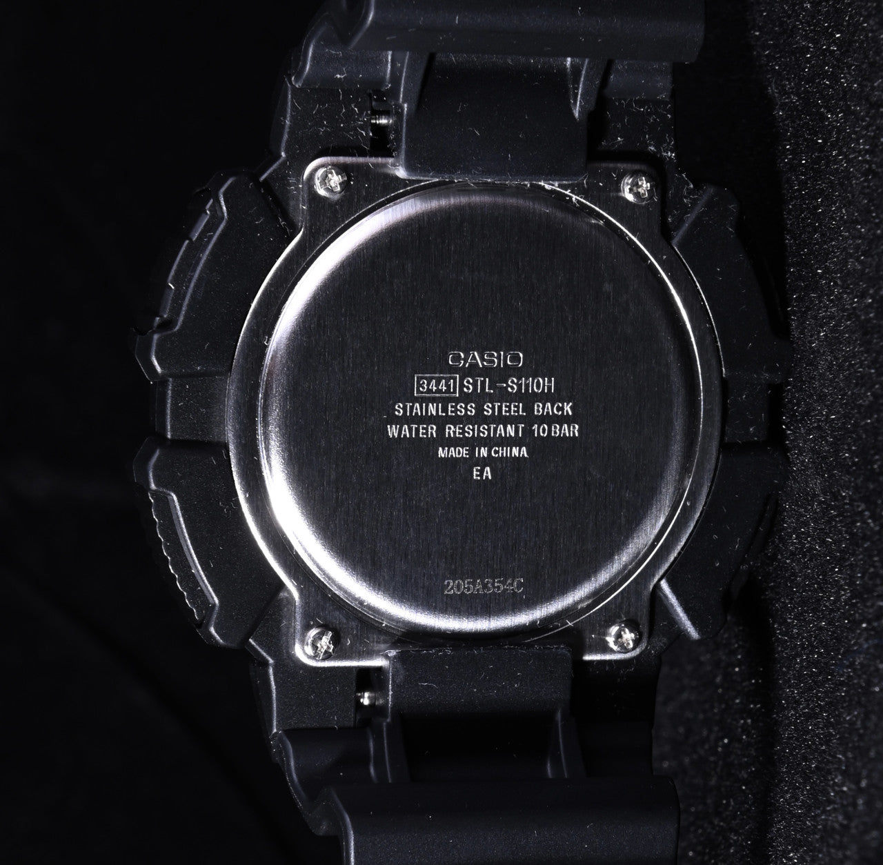 Reloj solar Casio STLS-110H-1B2 negro para hombre, 53 mm, Photo 3
