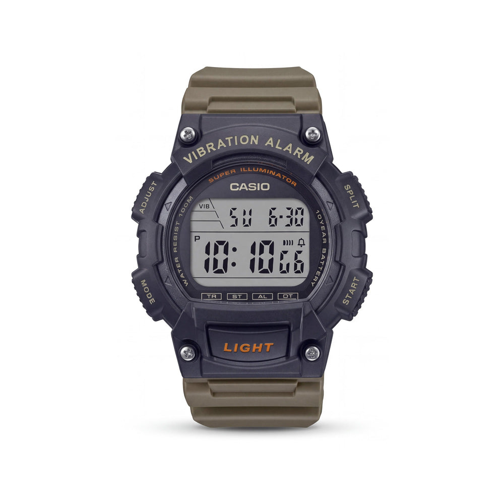 Casio W-736H-5AVCF Black Men's Watch, 50mm