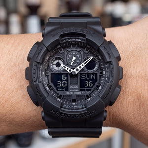 Casio X-Large GA100 Unisex Watch — side view, Resin case 40mm