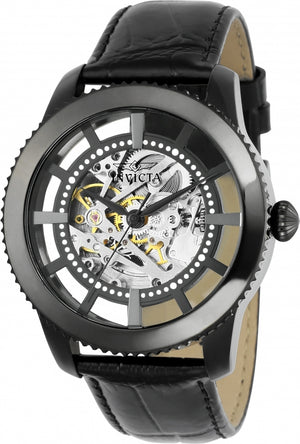 Invicta 22572 Vintage Automatic Watch for Men | Black Leather