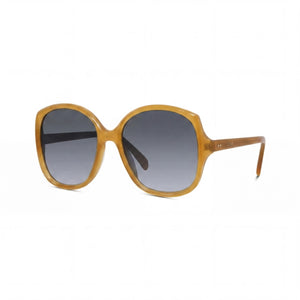 Celine Orange Round Sunglasses for Women, Grey Gradient lens