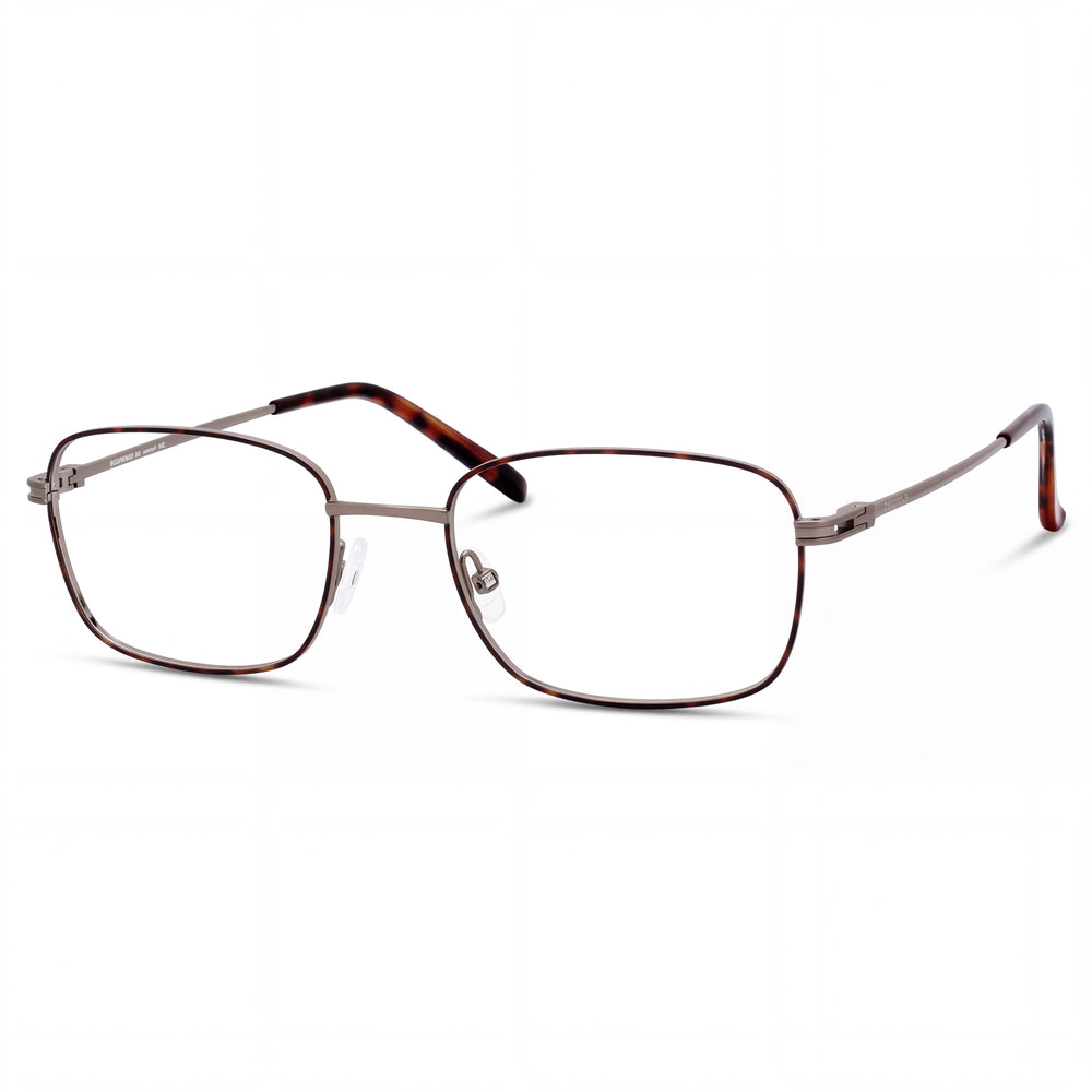 Chesterfield 812 Grey Havana Rectangle Eyeglasses for Men, Metal frame