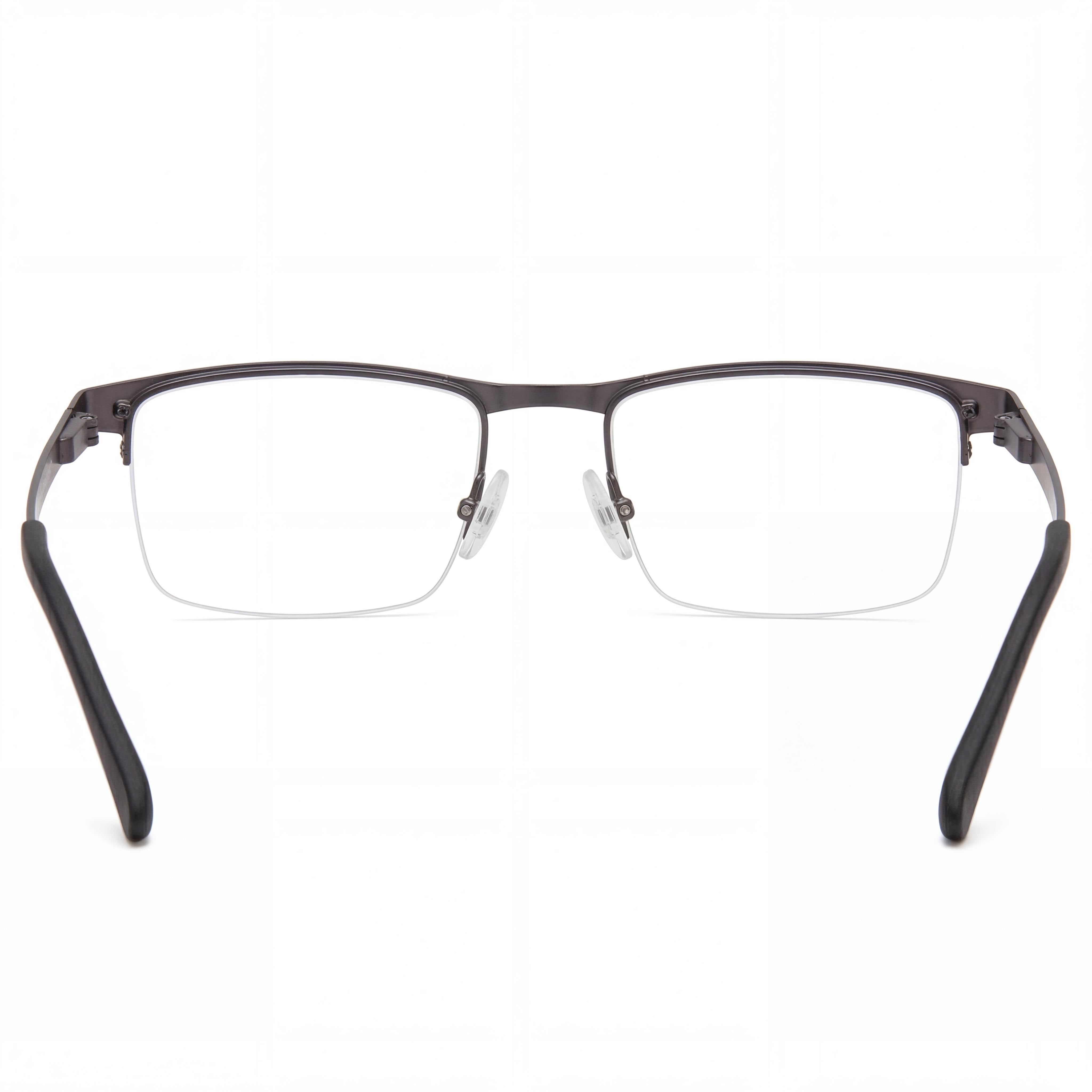 Gafas rectangulares Chesterfield CH 113XL grises para hombre, de metal, Photo 2