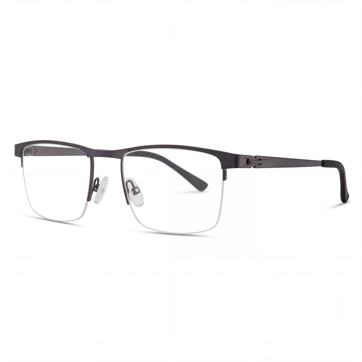 Chesterfield Ch 113xl Grey Rectangle Eyeglasses for Men, Metal 57mm, Photo 1