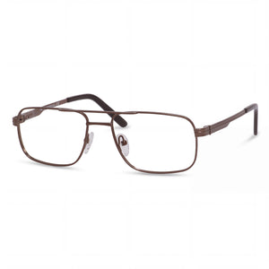 Chesterfield Chesterf 866/T Brown Rectangle Eyeglasses for Men, Titanium frame