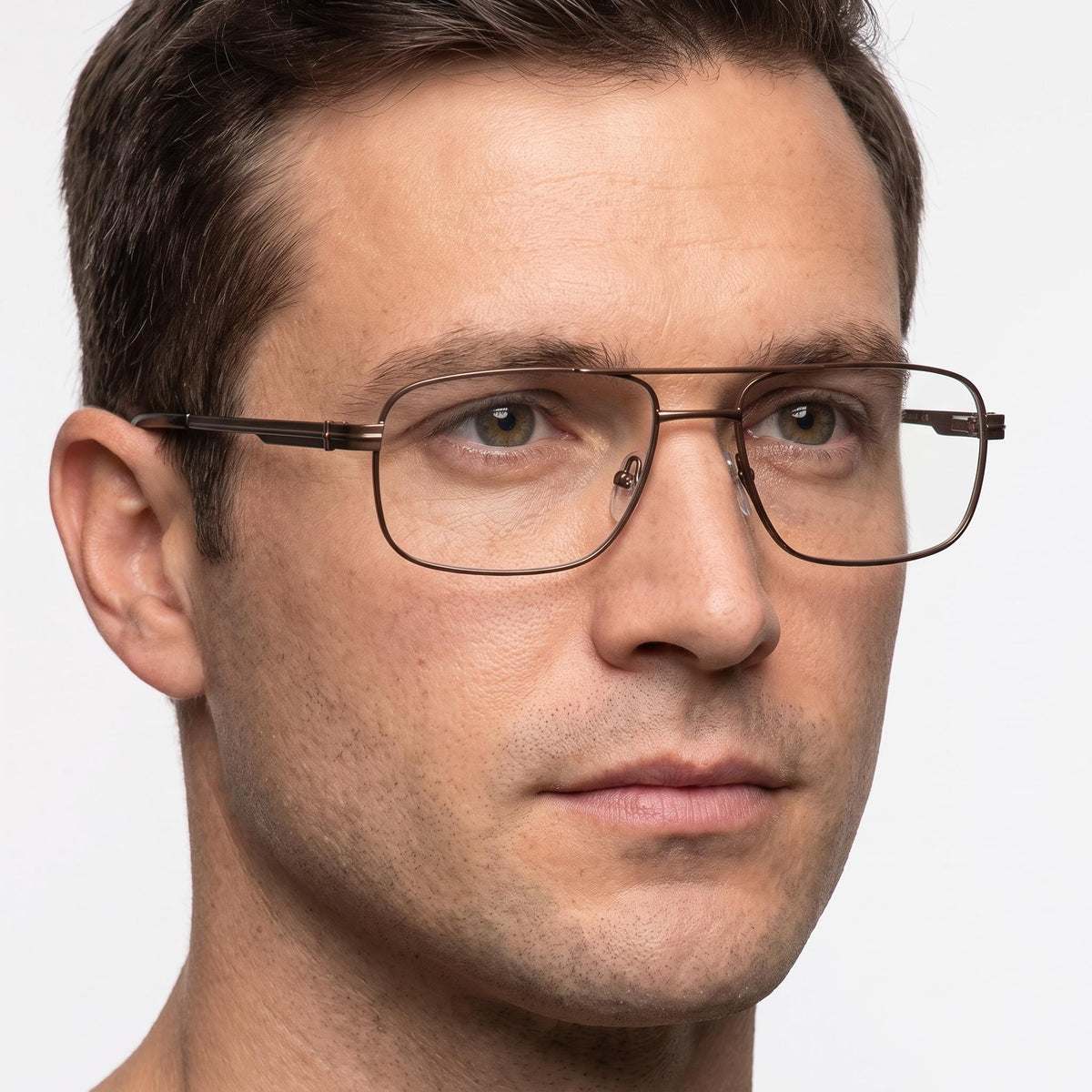 Chesterfield Chesterf 866/T Brown Rectangle Eyeglasses for Men, Photo 3