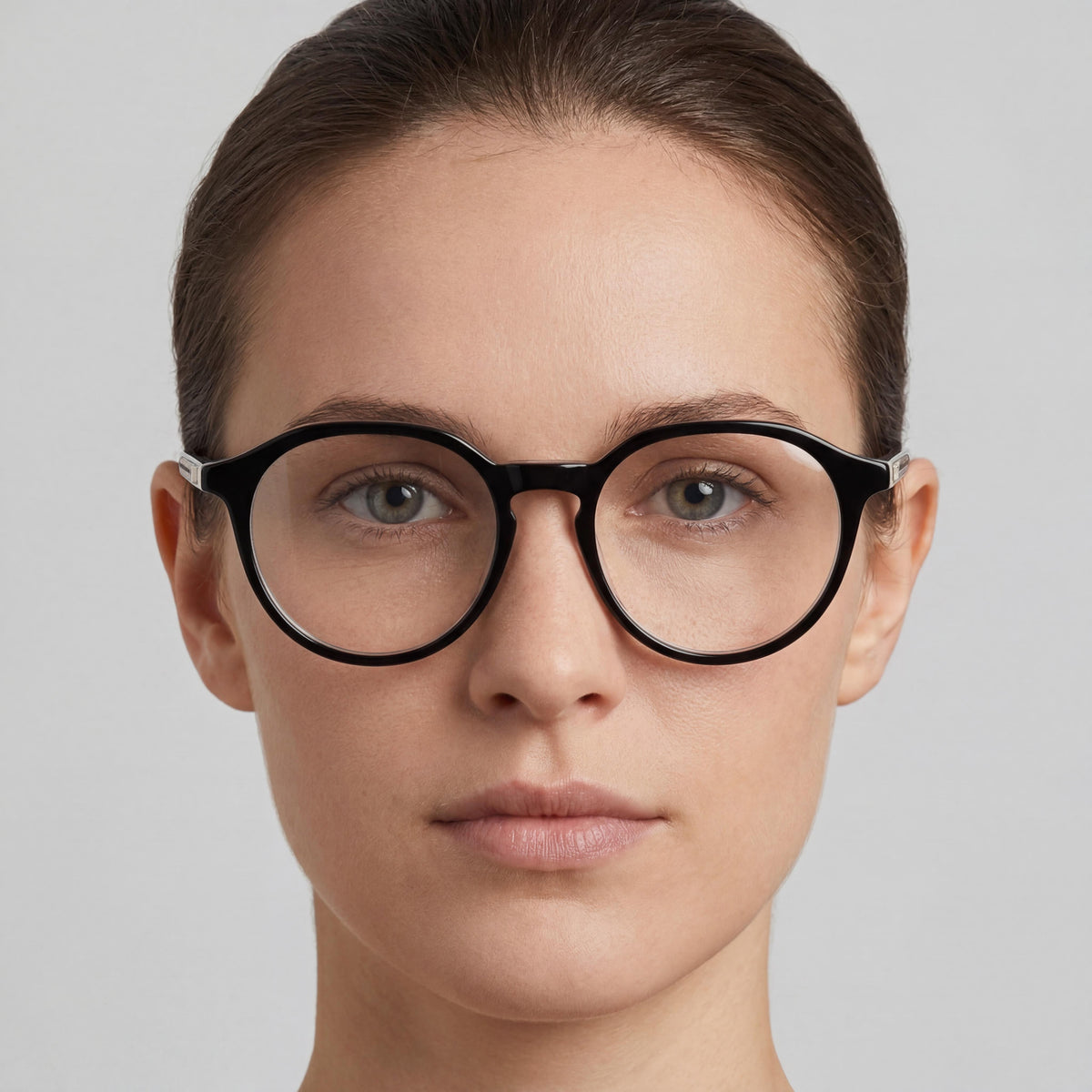 Gafas redondas transparentes negras Chloé Ch0012o-007 para mujer, 50mm, Photo 3