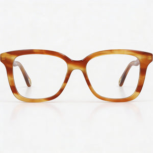 Chloé CH0090O Rectangle Eyeglasses for Women — front view, Bio Acetate