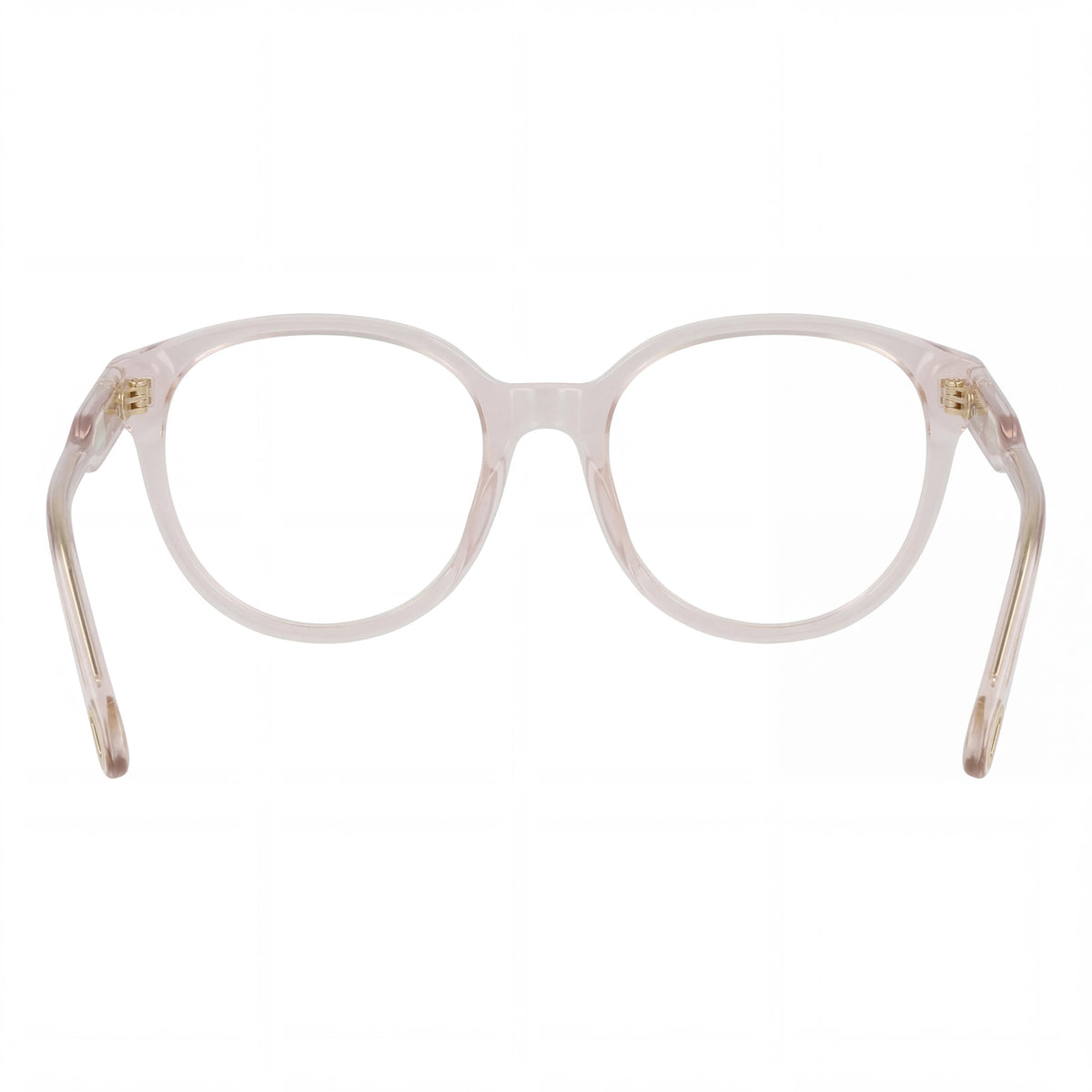 Chloé CH0127O Transparent Beige Oval Eyeglasses for Women, 51mm, Photo 3
