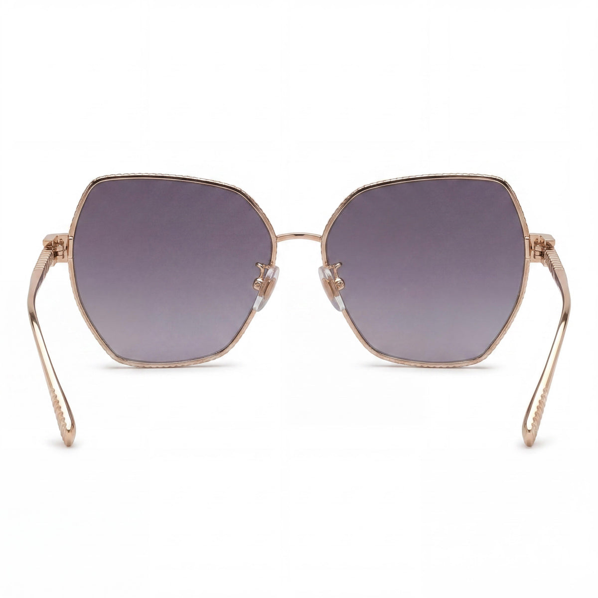 Gafas de sol cuadradas Chopard Casual Shiny de oro rosa para mujer, 59 mm, Photo 3