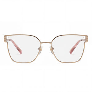 Chopard Rectangle Eyeglasses Unisex — front view, Acetate