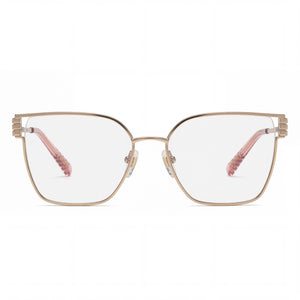 Chopard Luxury Butterfly Eyeglasses for Unisex — front view, Acetate