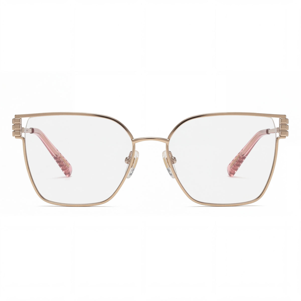 Gafas graduadas Chopard de lujo en color cobre dorado brillante, modelo mariposa, unisex, 54 mm, Photo 2