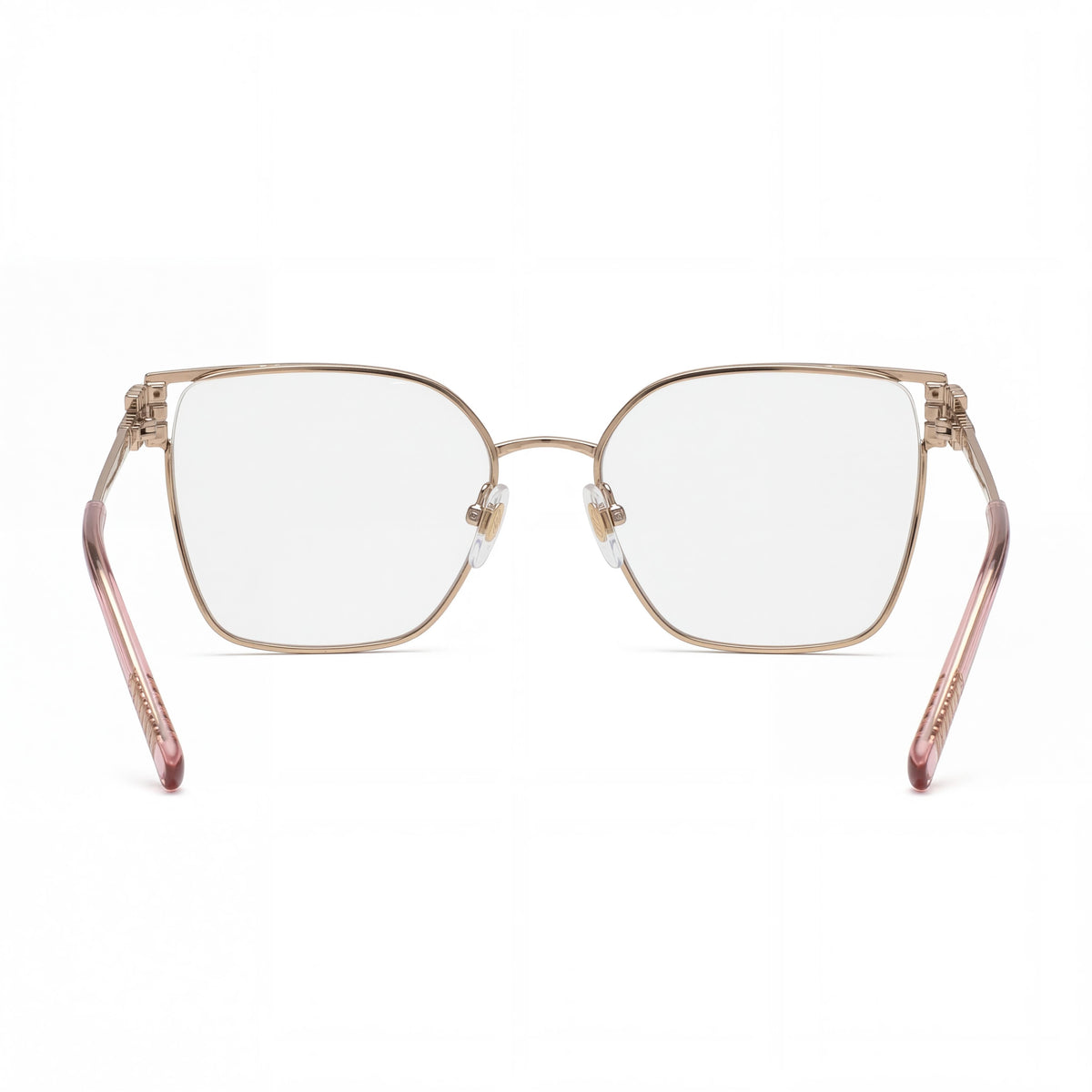 Gafas graduadas Chopard de lujo en color cobre dorado brillante, modelo mariposa, unisex, 54 mm, Photo 4