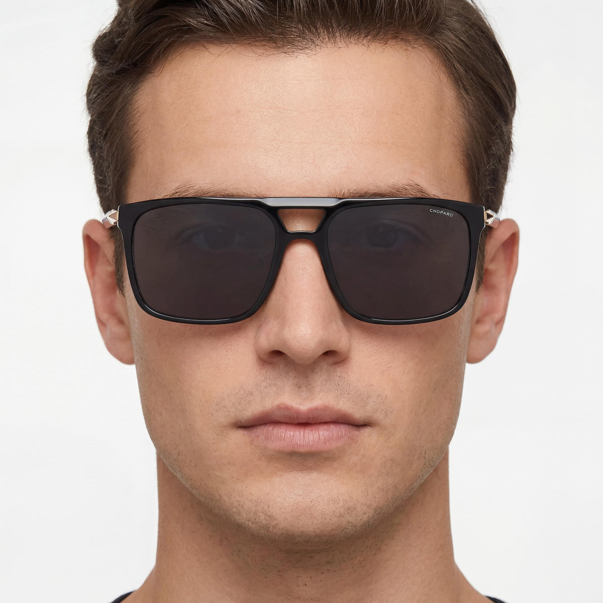 Chopard Sch311 Black Aviator Sunglasses for Men, 59mm, Photo 4