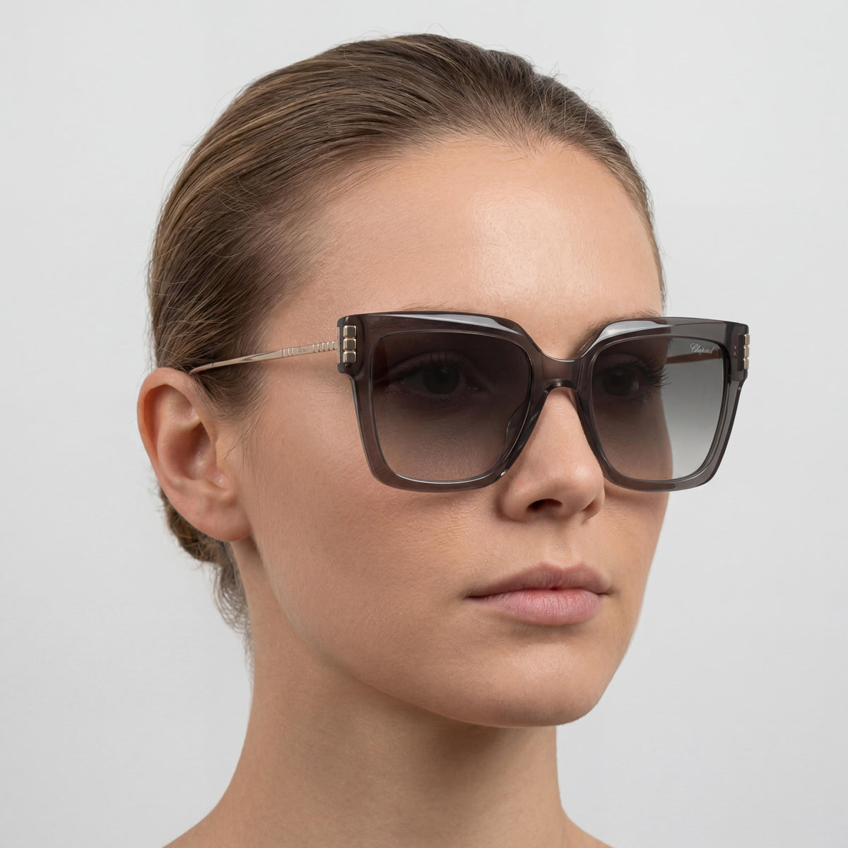 Gafas de sol Chopard Sch353m de mariposa en dorado para mujer, 54mm, Photo 4