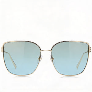 Chopard SCHG67M Butterfly Sunglasses for Women — front view, Titanium frame