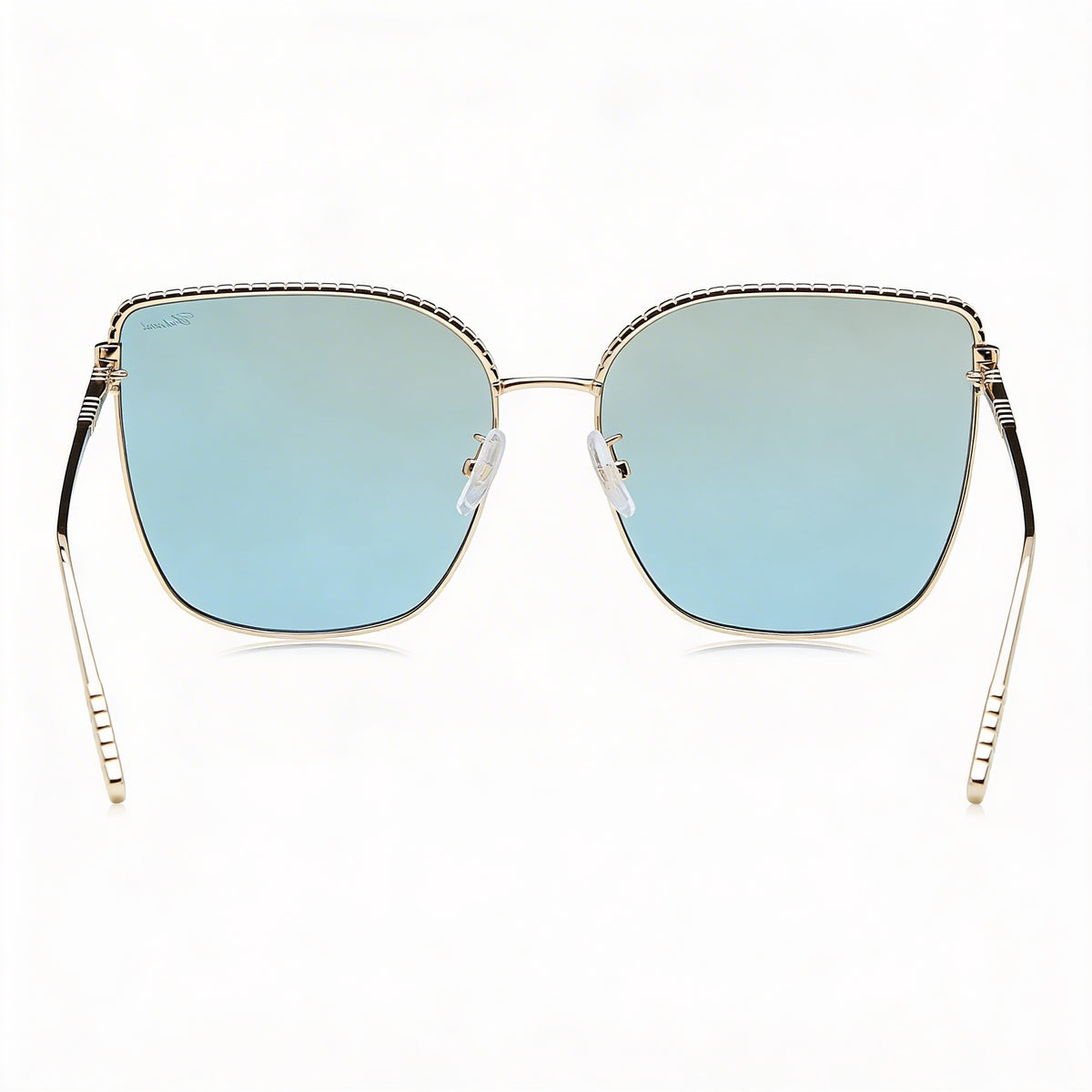 Chopard SCHG67M Gold Butterfly Sunglasses for Women, 63mm, Photo 4