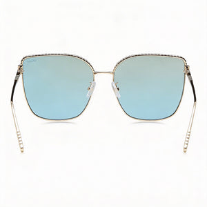 Chopard SCHG67M Butterfly Sunglasses for Women — interior view, Non-Polarized lens detail
