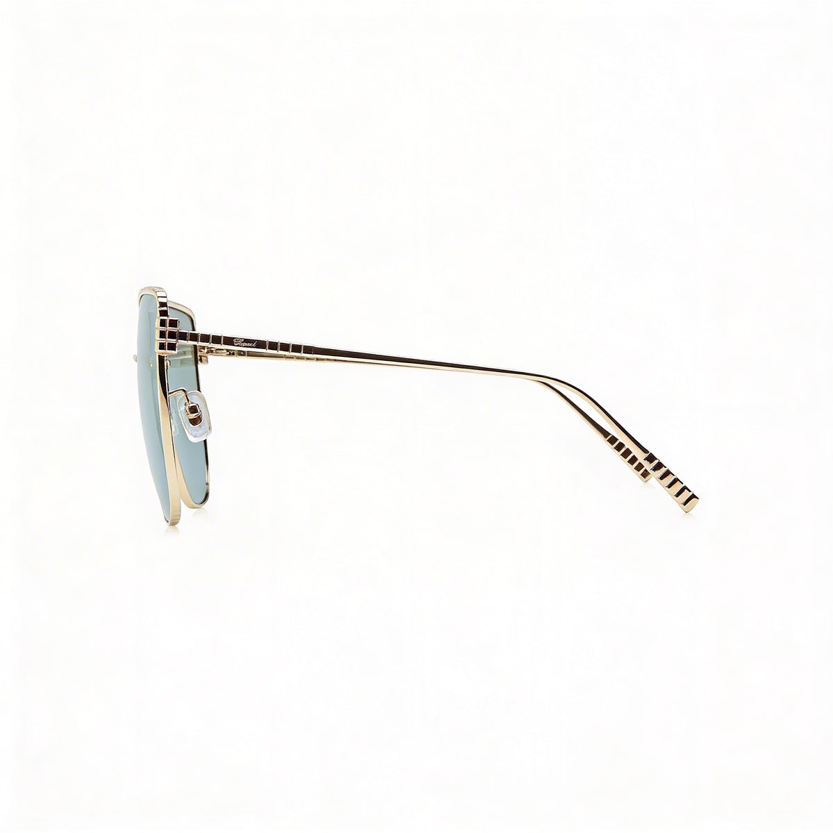 Gafas de sol Chopard SCHG67M de ojo de gato para mujer en oro rosa brillante, 63 mm, Photo 2