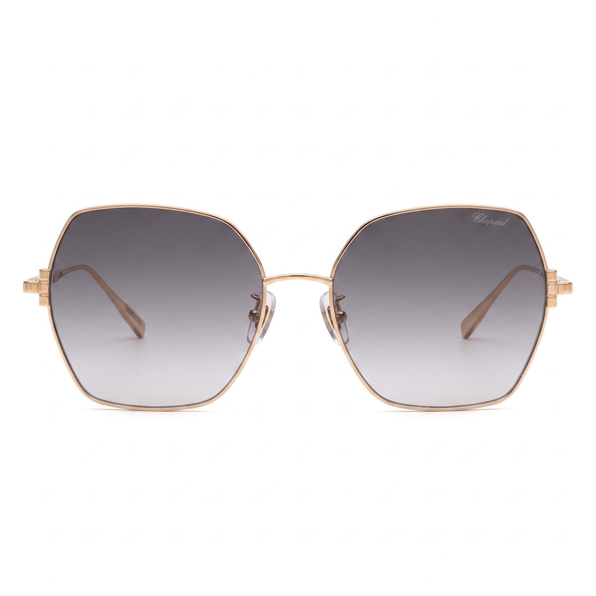 Gafas de sol redondas para mujer Chopard Schl02m doradas, 57mm, Photo 2