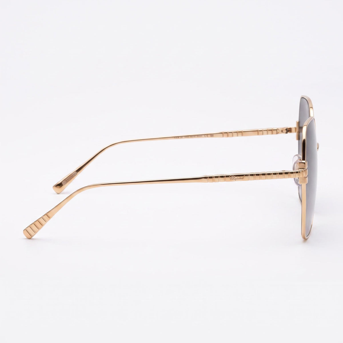 Gafas de sol redondas para mujer Chopard Schl02m doradas, 57mm, Photo 3