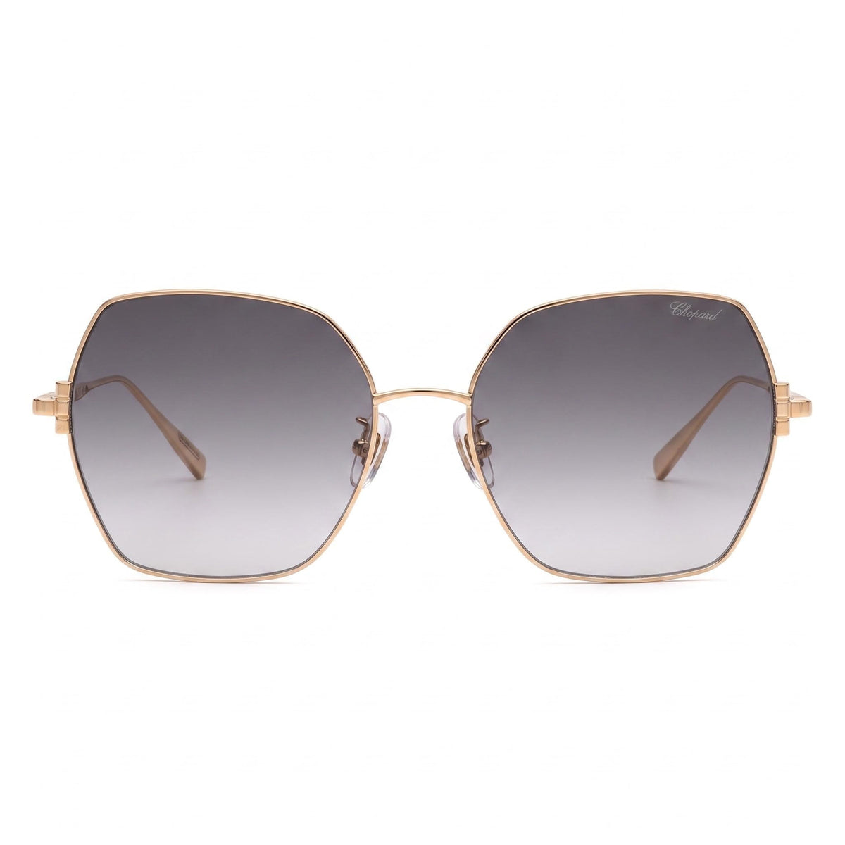 Gafas de sol cuadradas Chopard Schl02m doradas para mujer, 57 mm, Photo 2