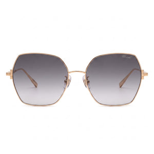 Chopard Schl02m Square Sunglasses for Women — front view, Titanium frame