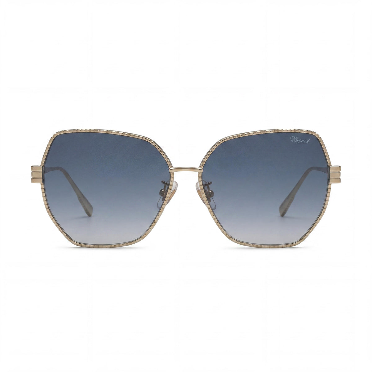 Gafas de sol ovaladas Chopard Schl28m de color camel brillante para mujer, 59 mm, Photo 2