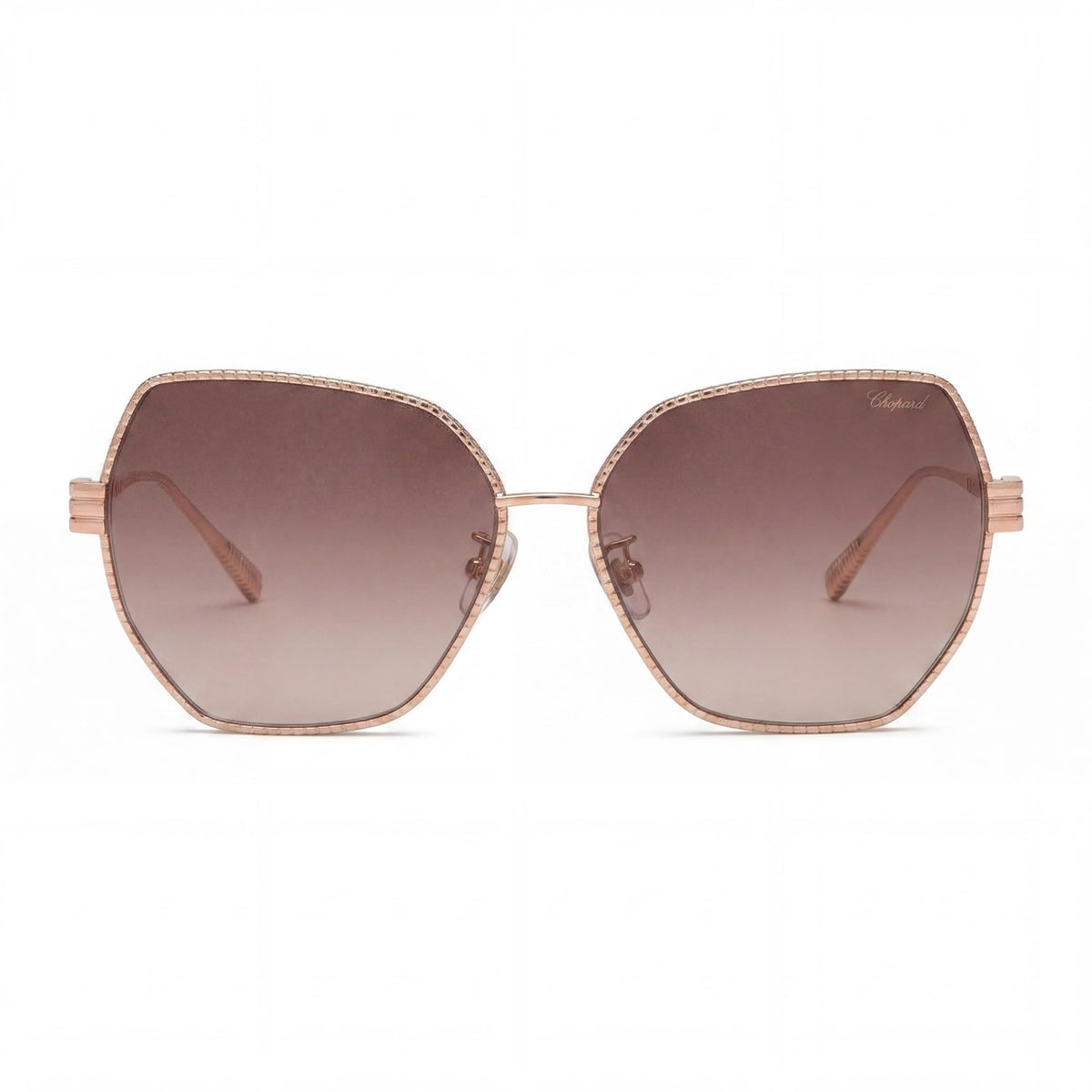 Gafas de sol cuadradas Chopard SCHL28M doradas para mujer, 59 mm, Photo 2
