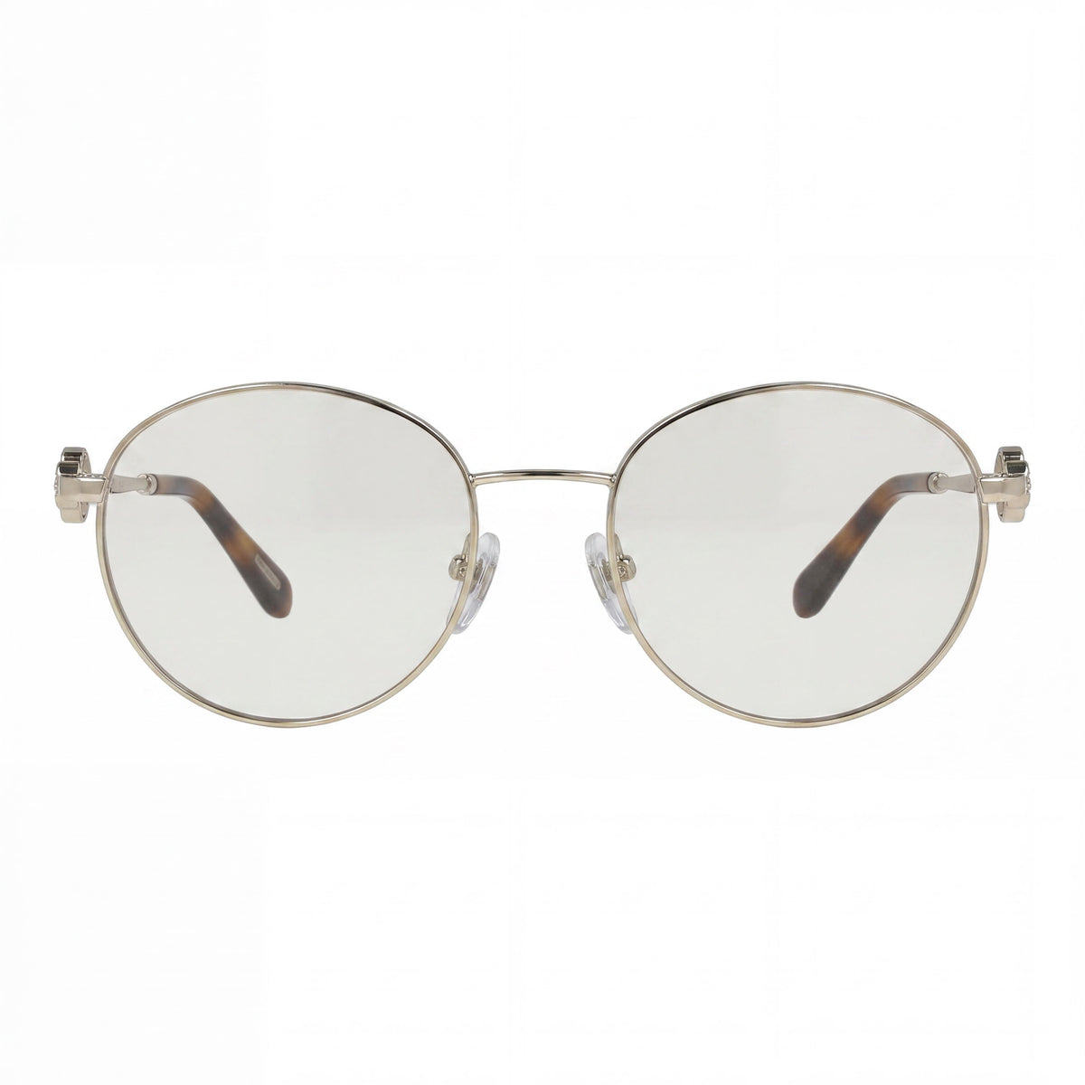 Gafas redondas Chopard plateadas para mujer, Photo 2