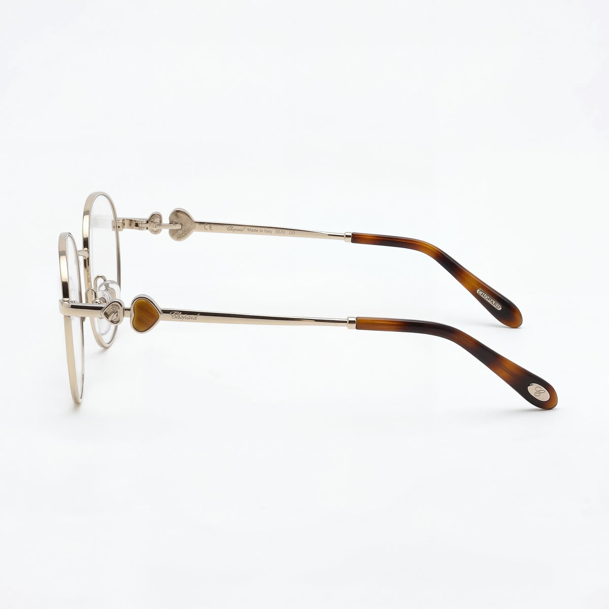 Gafas redondas Chopard plateadas para mujer, Photo 3