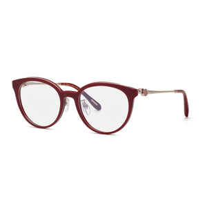 Chopard VCH331S Red Rectangle Eyeglasses for Women, Metal frame