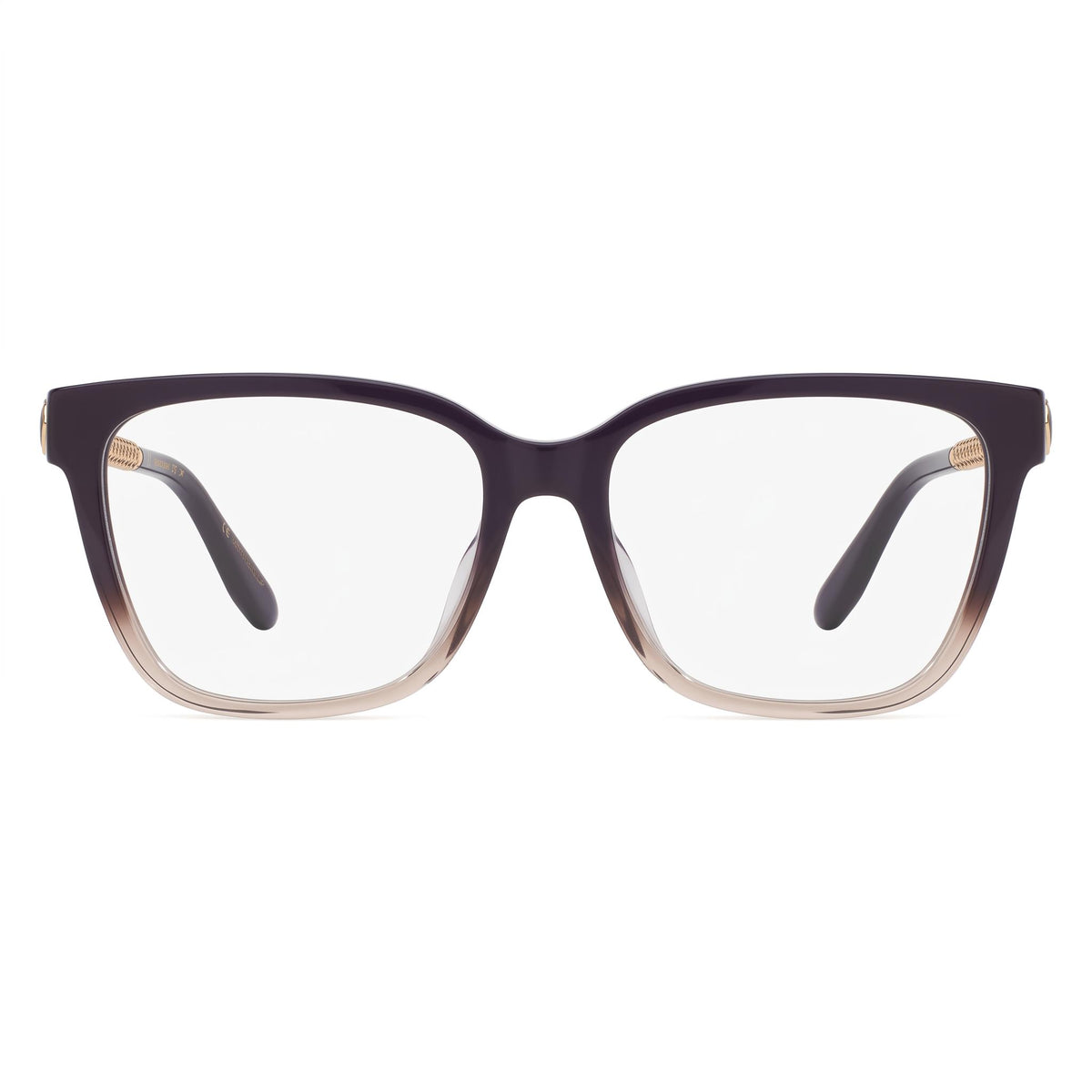 Gafas graduadas cuadradas Chopard VCH333W violeta/dorado para mujer, 55mm, Photo 2