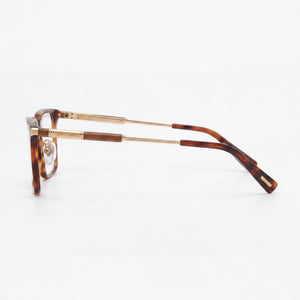 Chopard VCH344 Rectangle Eyeglasses Unisex — front view, Acetate and metal