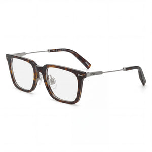 Chopard VCH346 Havana Rectangle Eyeglasses for Men, Plastic frame