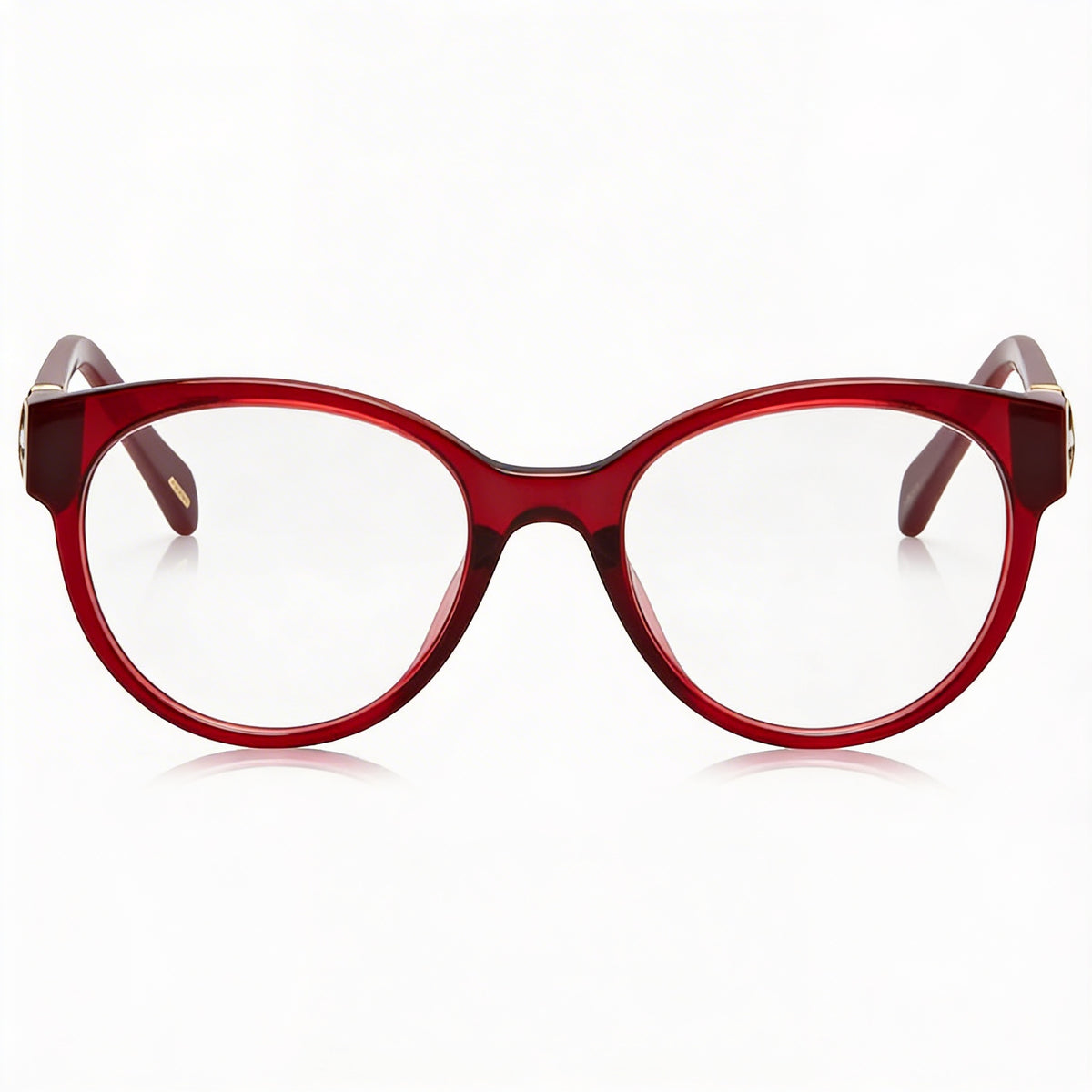 Chopard VCH350S Gafas de Mujer Rojas Ovaladas, Acetato 53mm, Photo 2