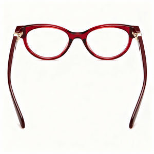 Chopard VCH350S Oval Eyeglasses for Women — front view, Acetate