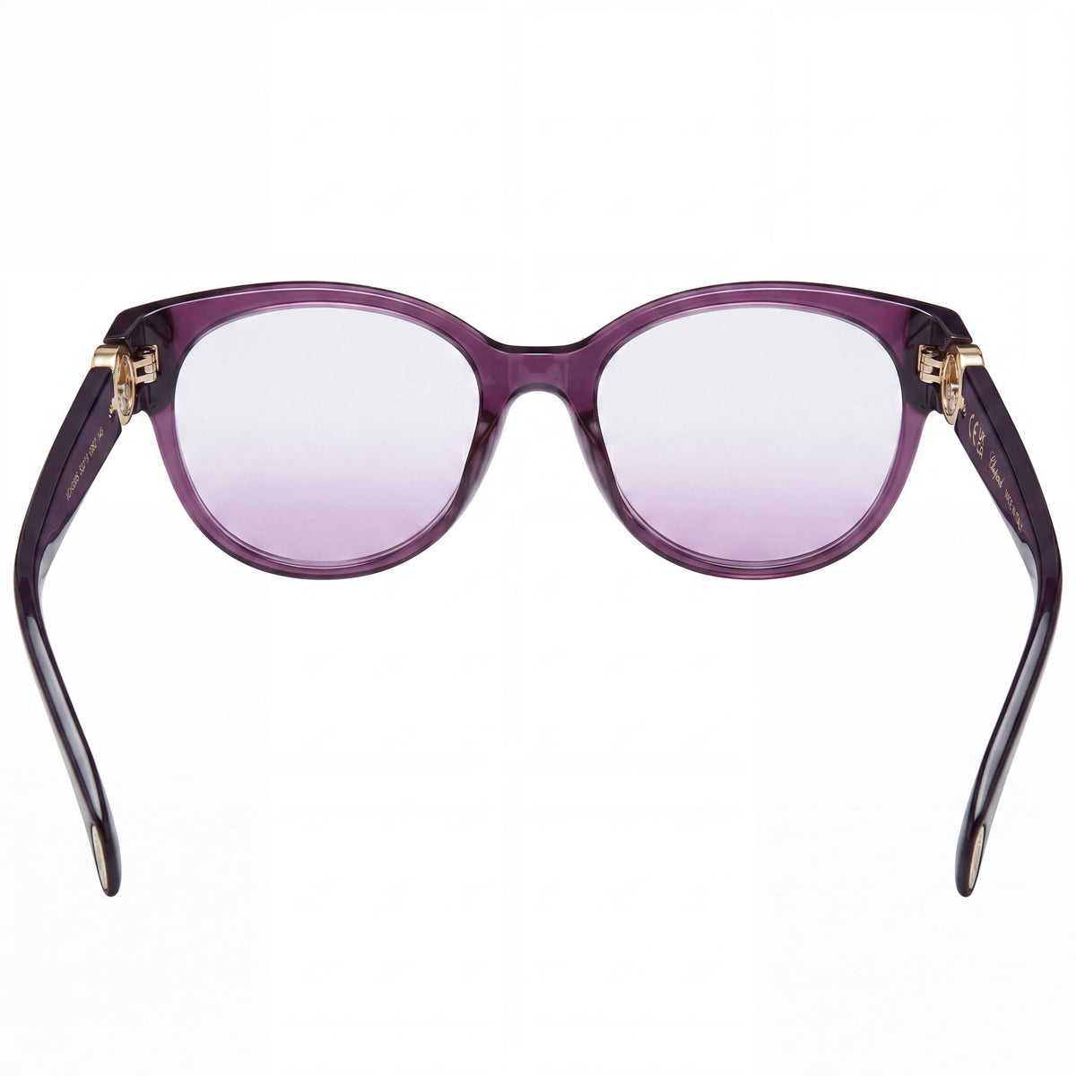 Chopard VCH350S Violet Oval Eyeglasses for Women, Acetate 53mm, Photo 4