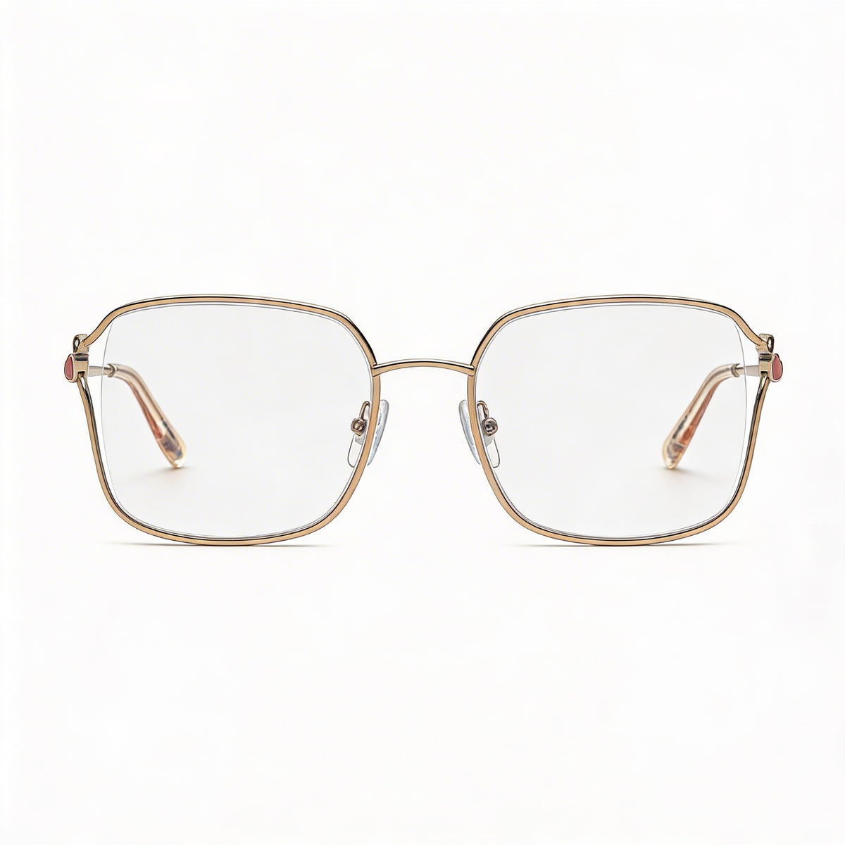 Chopard VCHG29S Gafas de Mujer Cuadradas en Oro Rojo Brillante, 53mm, Photo 2