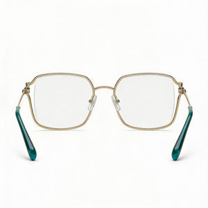 Chopard VCHG29S Square Eyeglasses for Women — front view, Metal