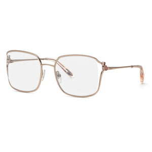 Chopard VCHG29S Gold Square Eyeglasses for Women, Metal frame