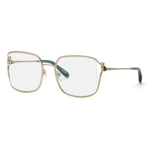 Chopard VCHG29S Gold Square Eyeglasses for Women, Metal frame