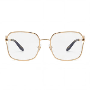 Chopard VCHG29S Square Eyeglasses for Women — front view, Metal